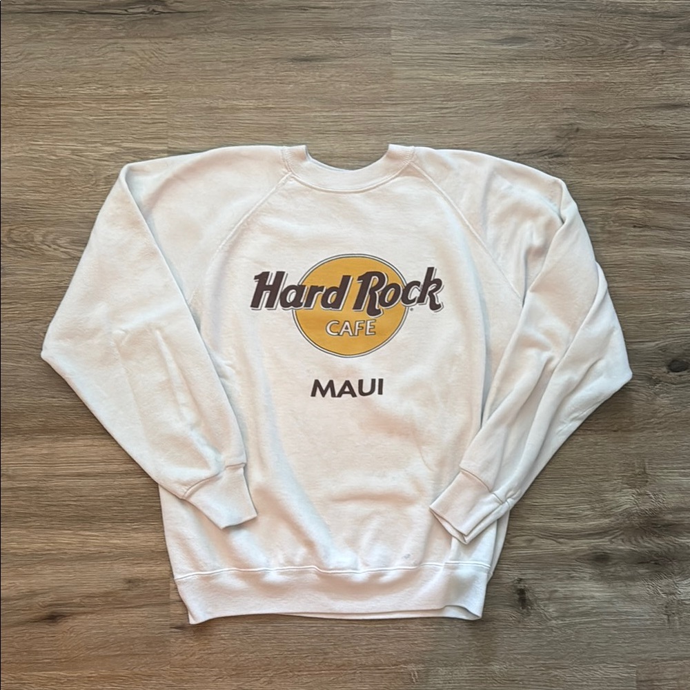 Hard Rock Cafe Maui White Crewneck
